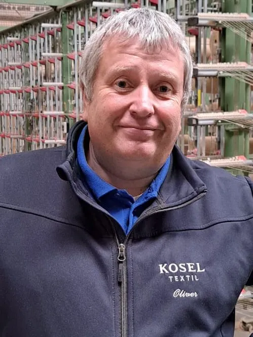 Porträt von Oliver Kosel, kaufmännischer Geschäftsführer von Kosel Textil